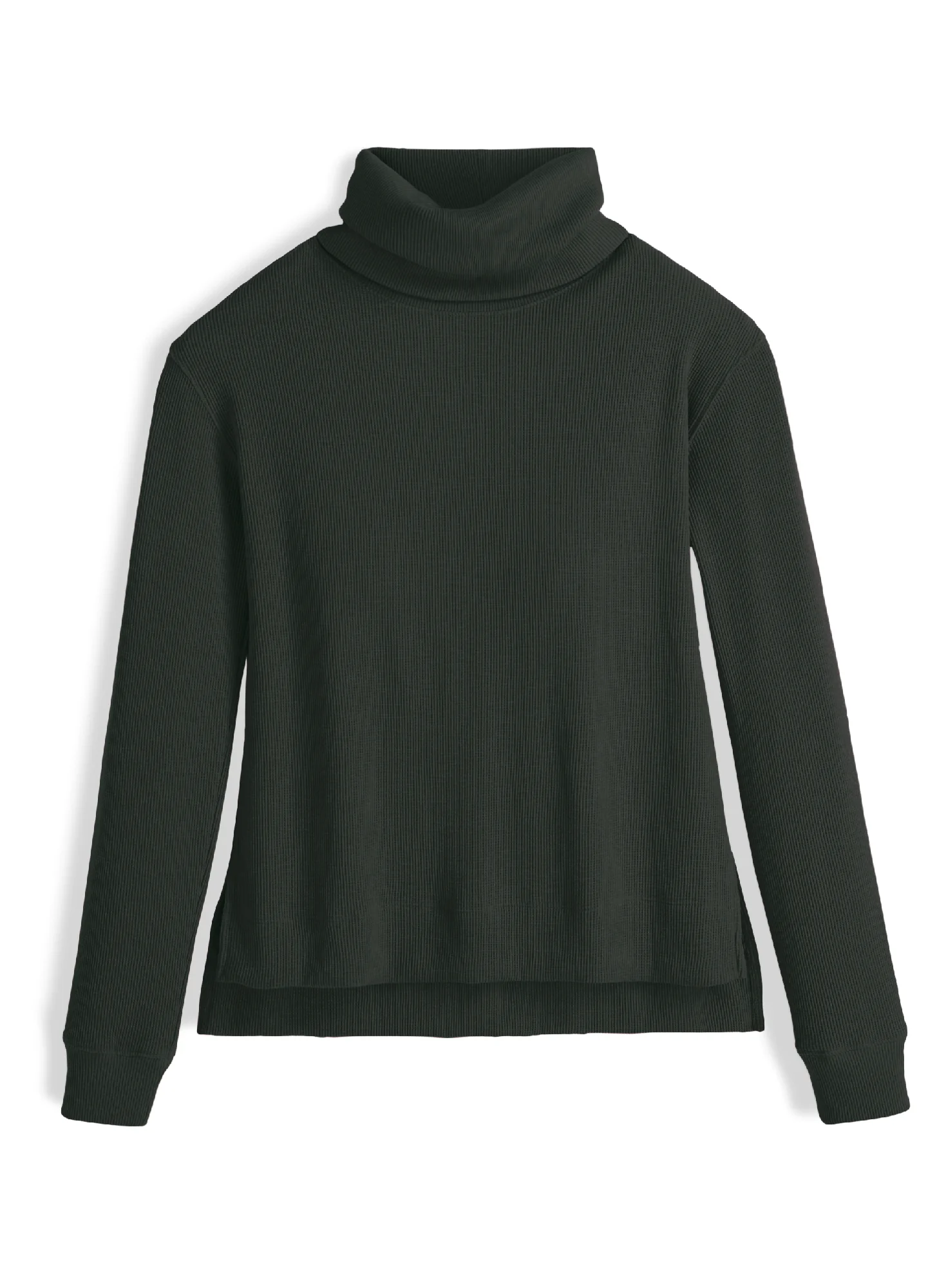 Waffle Cowl Neck Top - Image 5