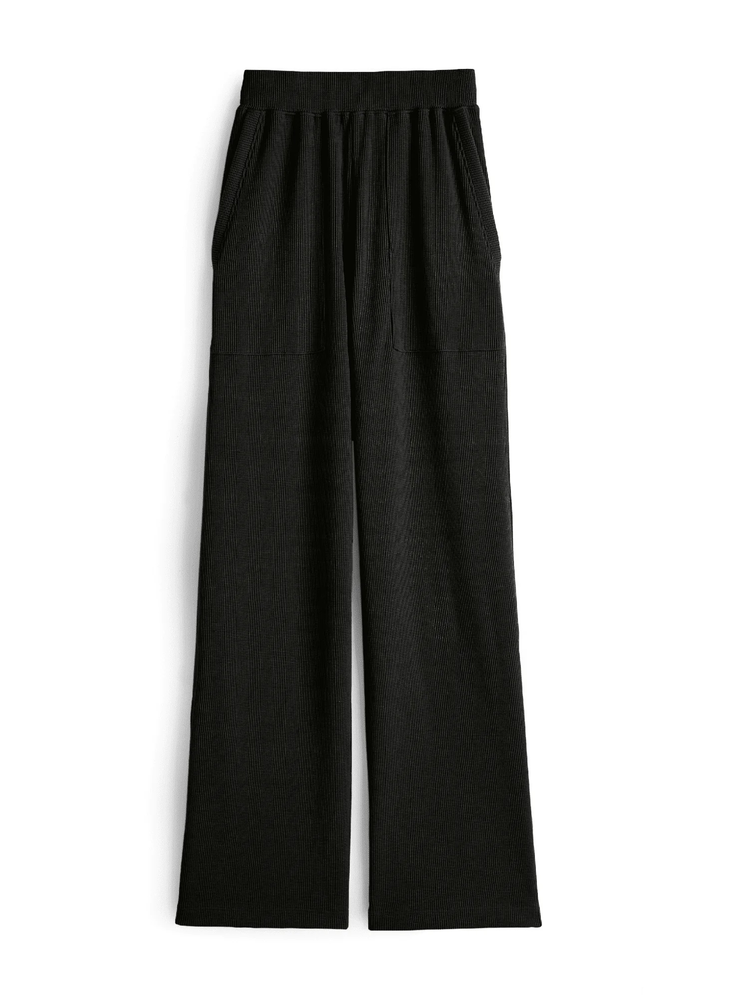 Waffle Wide Leg Pants