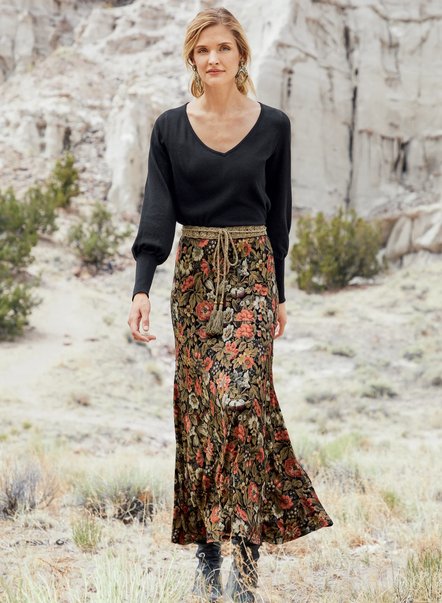 Wallpaper Maxi-Skirt