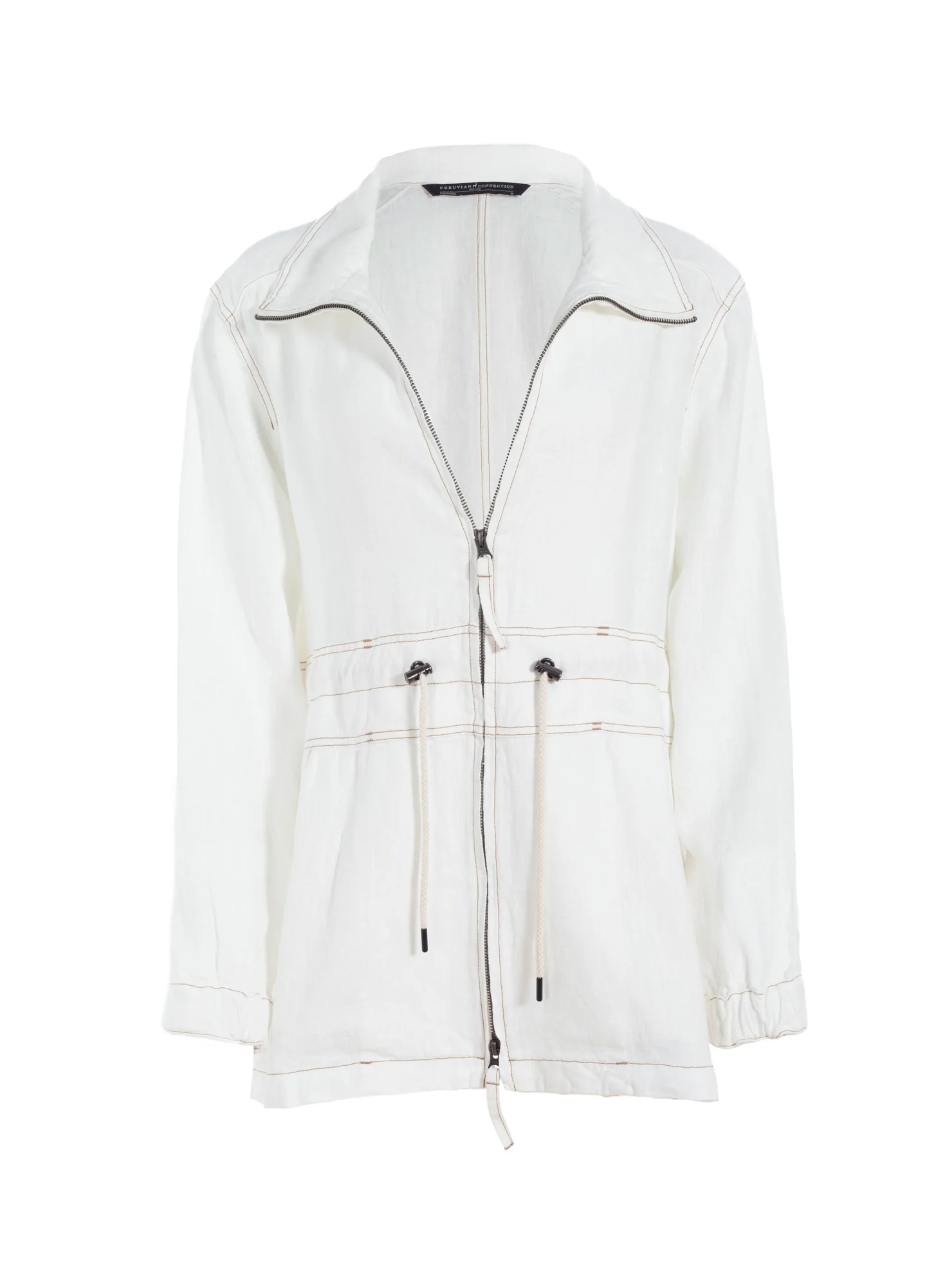 Washed Linen Anorak - Image 3