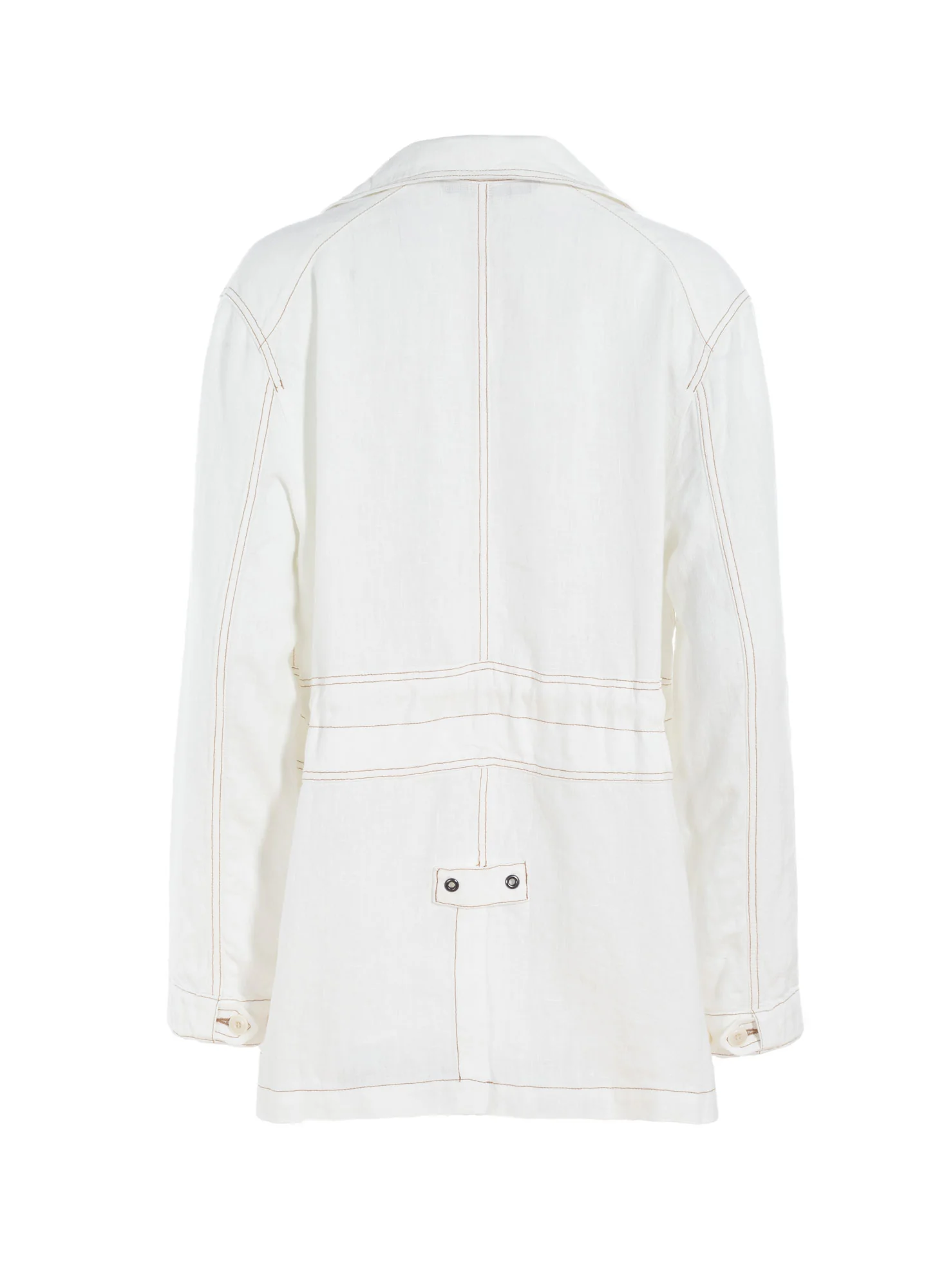 Washed Linen Anorak - Image 4