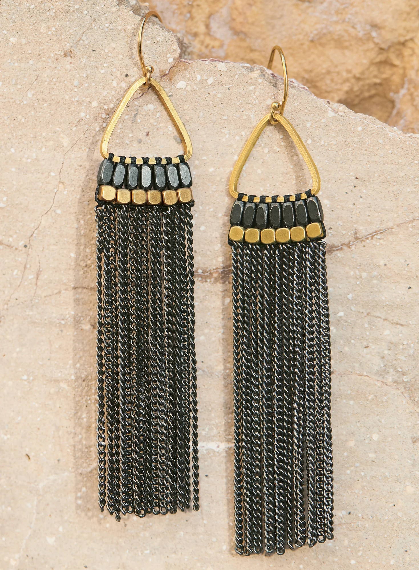 Waterfall Chain Earrings - Image 2