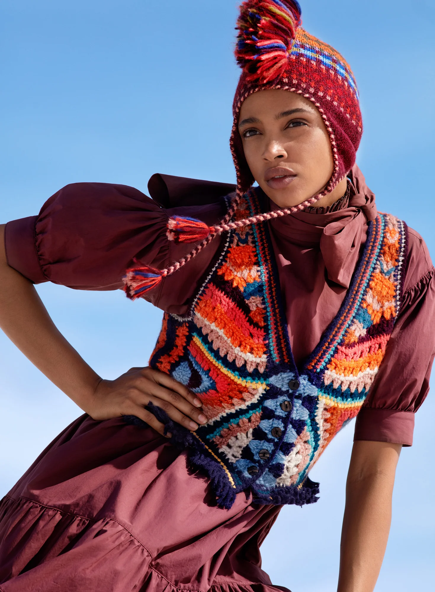 Windsor Fringed Chullo - Image 3