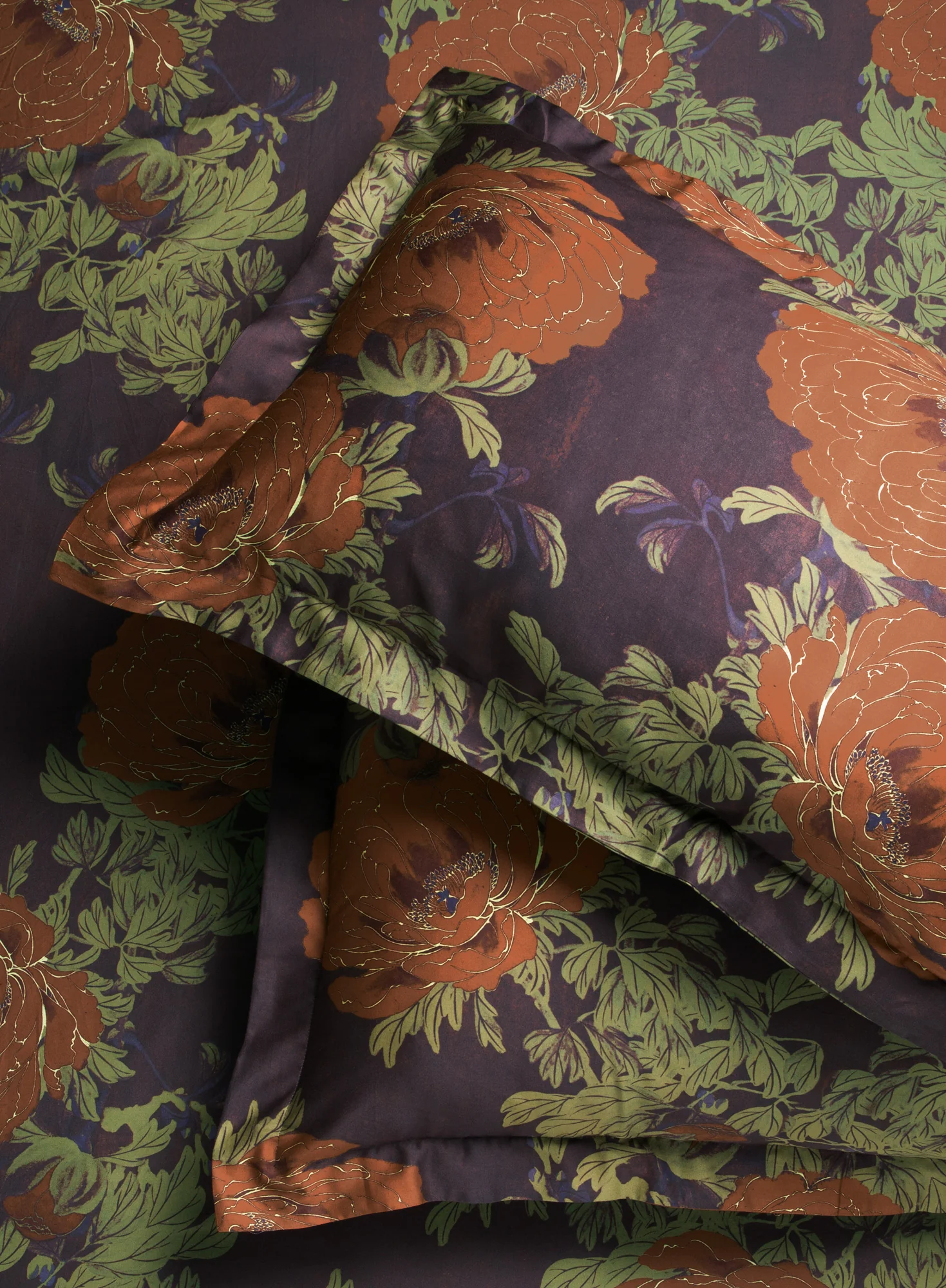 Winter Peony Duvet Cover Set - Image 4