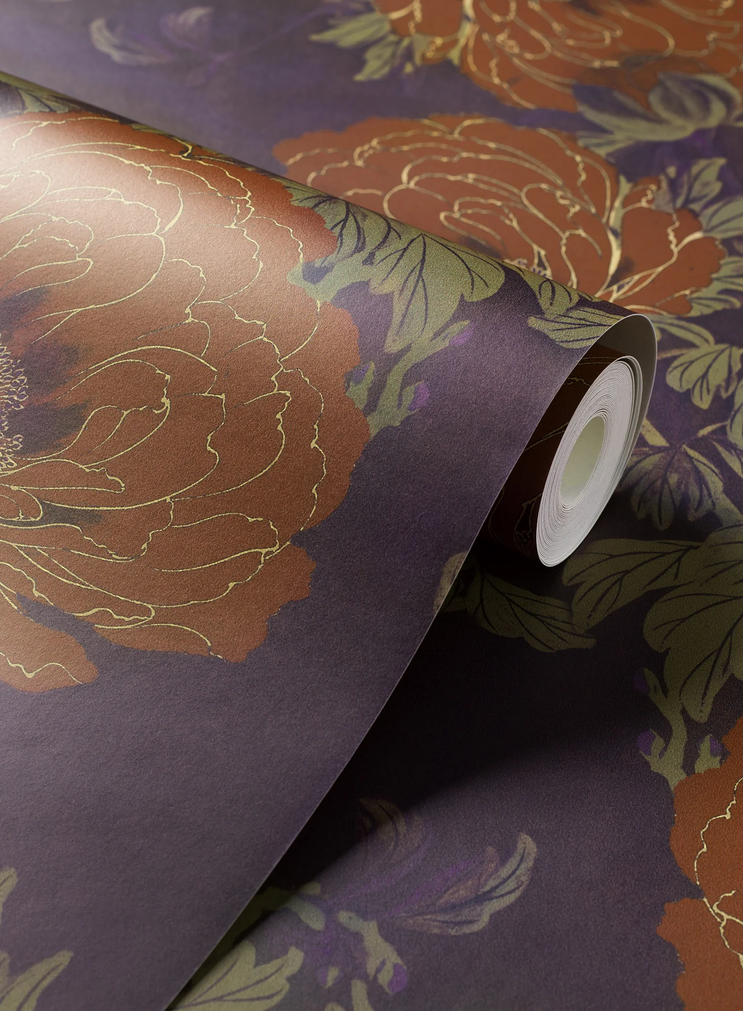 Winter Peony Wallpaper - Image 2