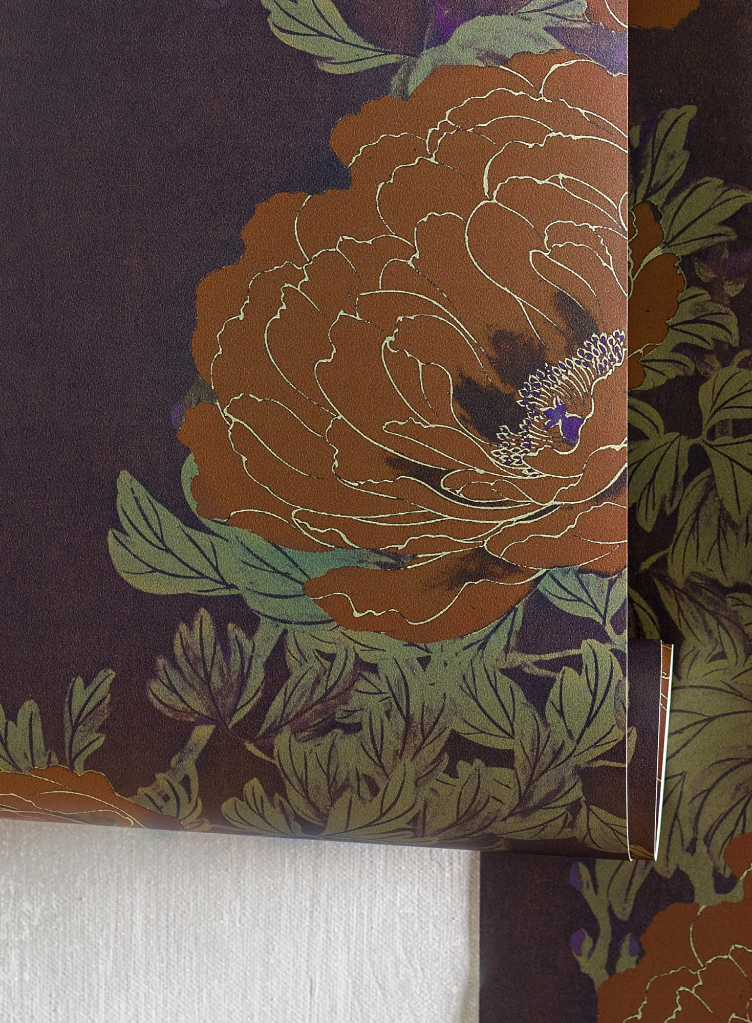 Winter Peony Wallpaper - Image 3