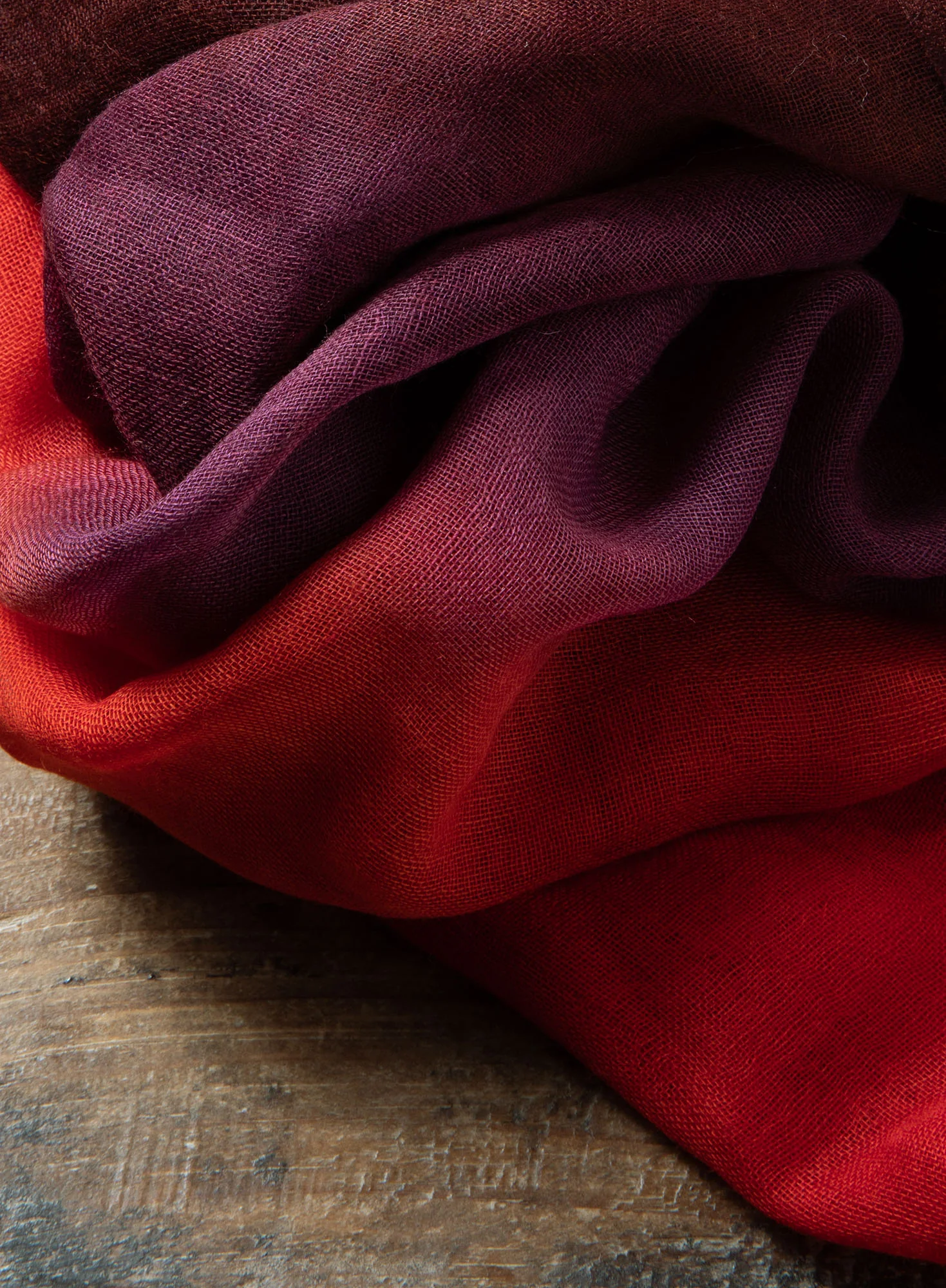 Winterberry Dip-Dyed Scarf - Image 2