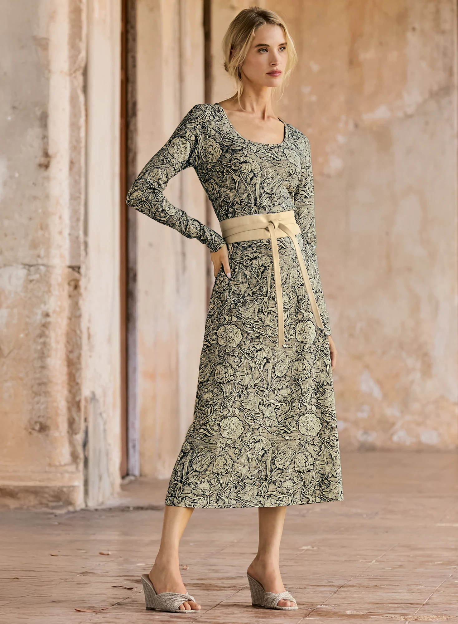 Woodcut Dress - Image 5