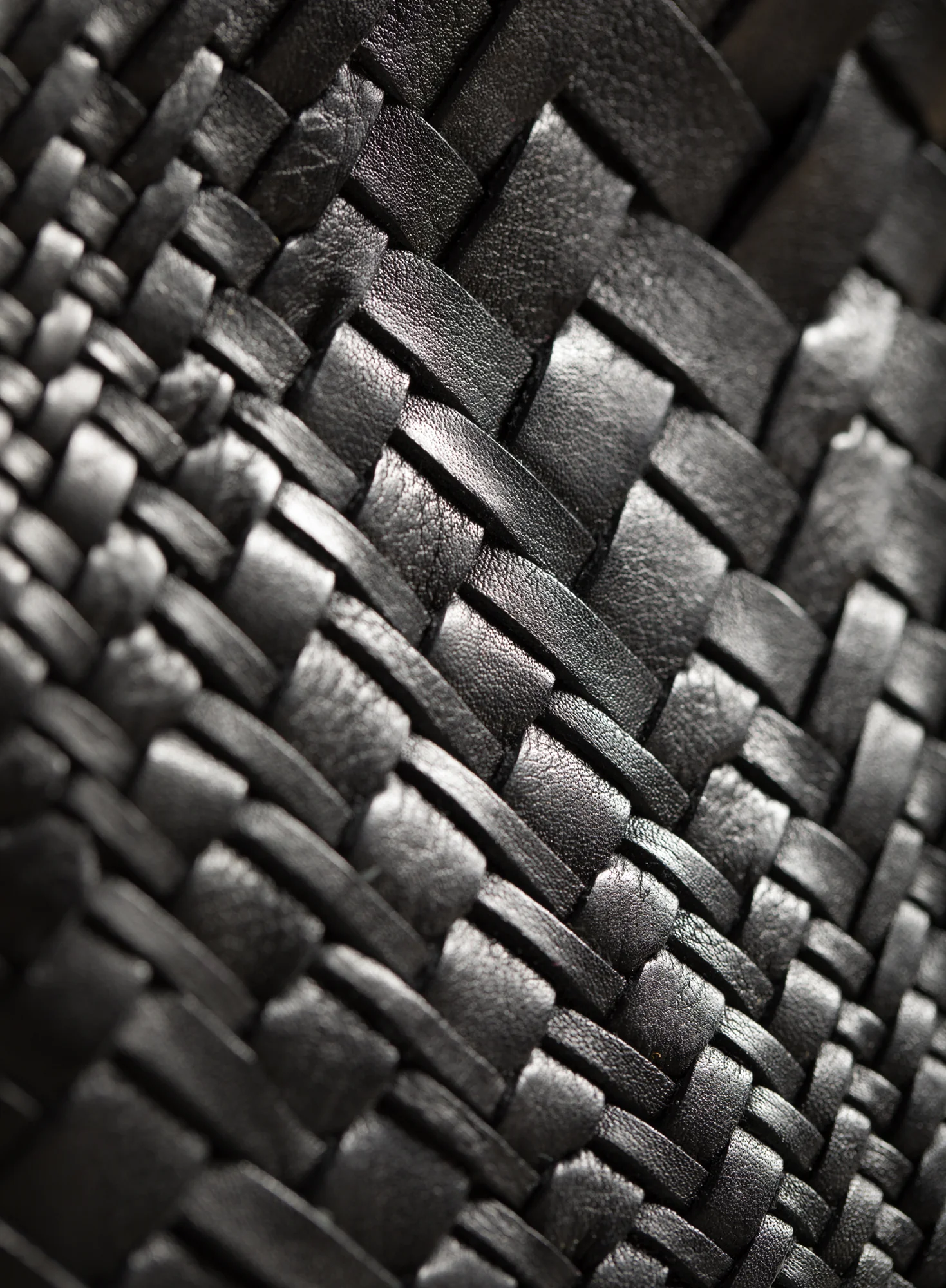 Woven Leather Bag - Image 3