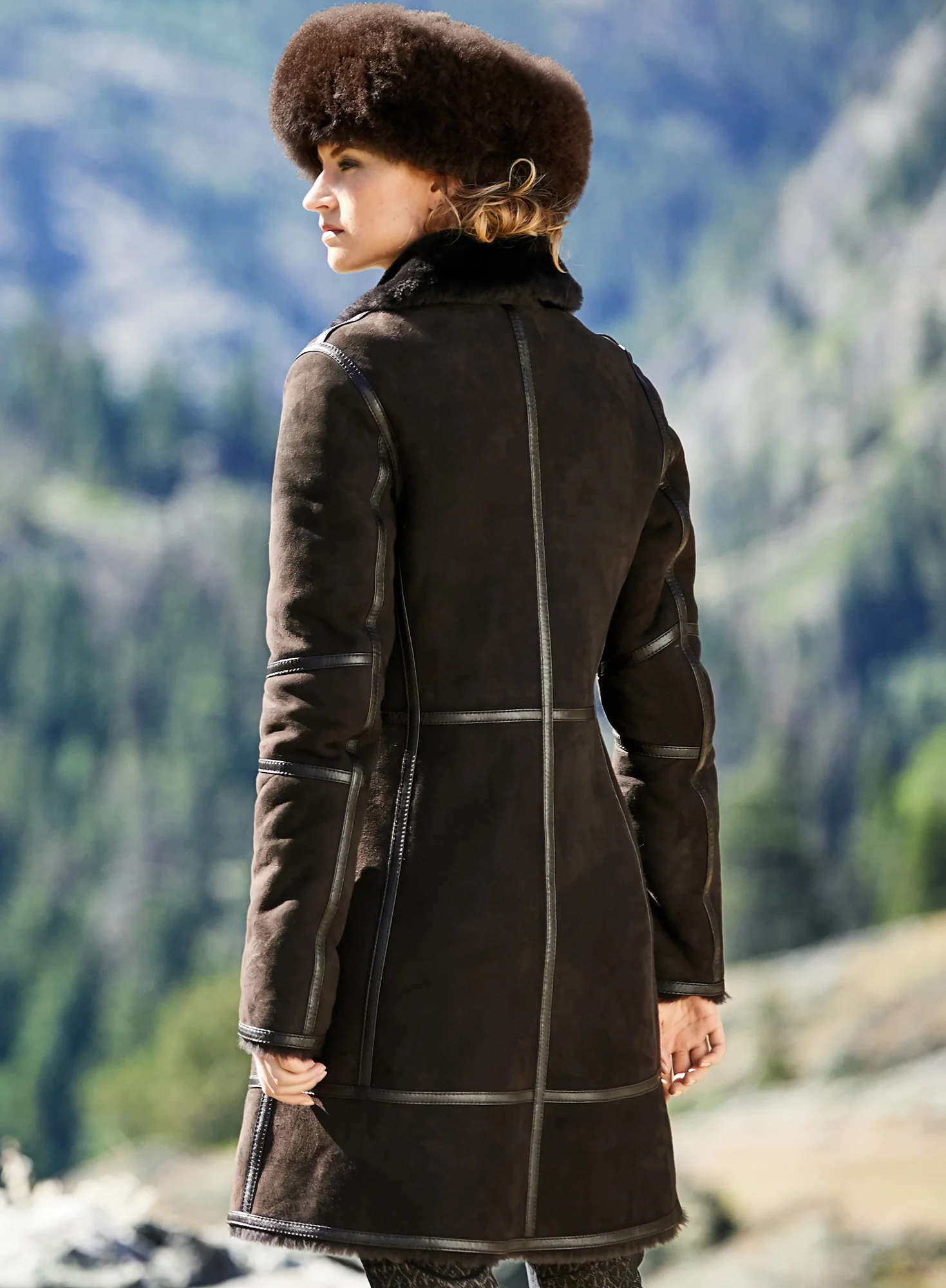 Zermatt Shearling Coat - Image 2